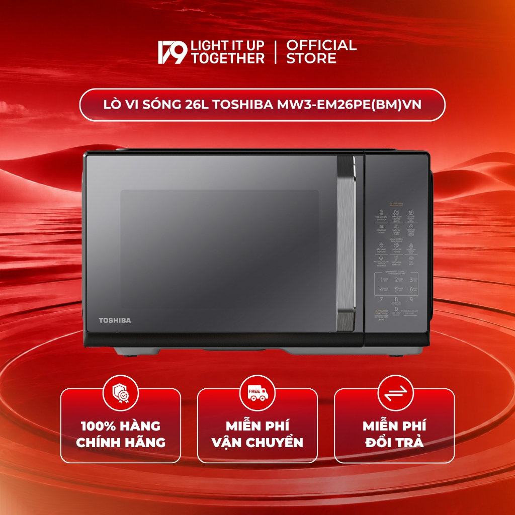 Lò vi sóng 26L Toshiba MW3-EM26PE(BM)VN