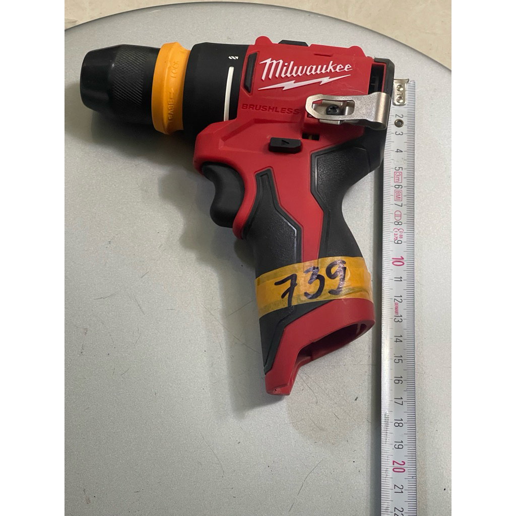 (Dụng cụ cầm tay)Chỉ Thân máy Milwaukee 3401-20 M12 12V Brushless 3/8 inch độ đầu kẹp nhanh - 739g c