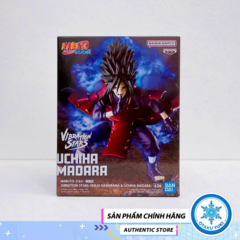 Mô Hình Uchiha Madara - Vibration Stars - Naruto Shippuden Figure Chính Hãng (Banpresto)