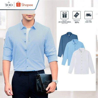 [NEW] Áo Sơ Mi Dài Tay Không Nhăn Tiết Kiệm Thời Gian Là Ủi Co Giãn 4 Chiều Vải Đanh Mịn SMk23