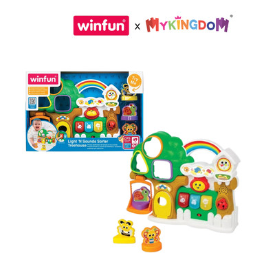 Đồ Chơi Ngôi Nhà Trên Cây Có Nhạc Và Đèn Cho Bé WINFUN 000786