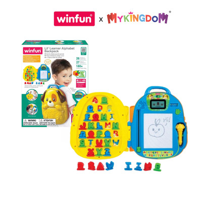 Đồ Chơi Balo Chữ Cái Kèm Bảng Vẽ Cho Bé WINFUN 001205