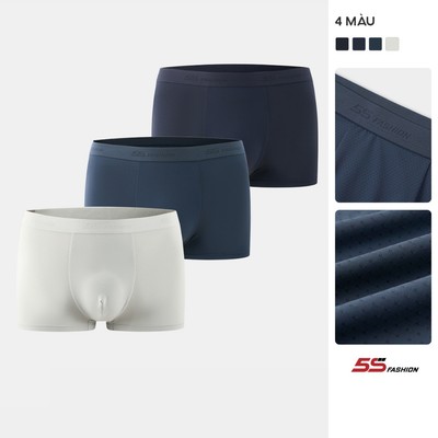 Combo 3 Quần Lót Sịp Đùi Nam 5S FASHION Vải Mềm Mịn, Co Giãn, Thoáng Khí, Thấm Hút 3C-M0BOX25113-25015