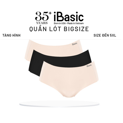 Quần lót nữ su không đường may iBasic lưng cao bigsize không lộ viền free cut phom hipster PANW201