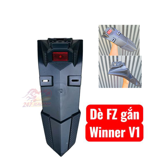 Đuôi Dè FZ gắn xe máy WINNER V1 hàng chất lượng