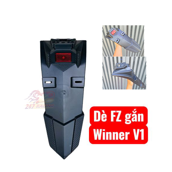 Đuôi Dè FZ gắn xe máy WINNER V1 hàng chất lượng