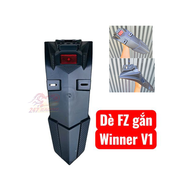 Đuôi Dè FZ gắn xe máy WINNER V1 hàng chất lượng