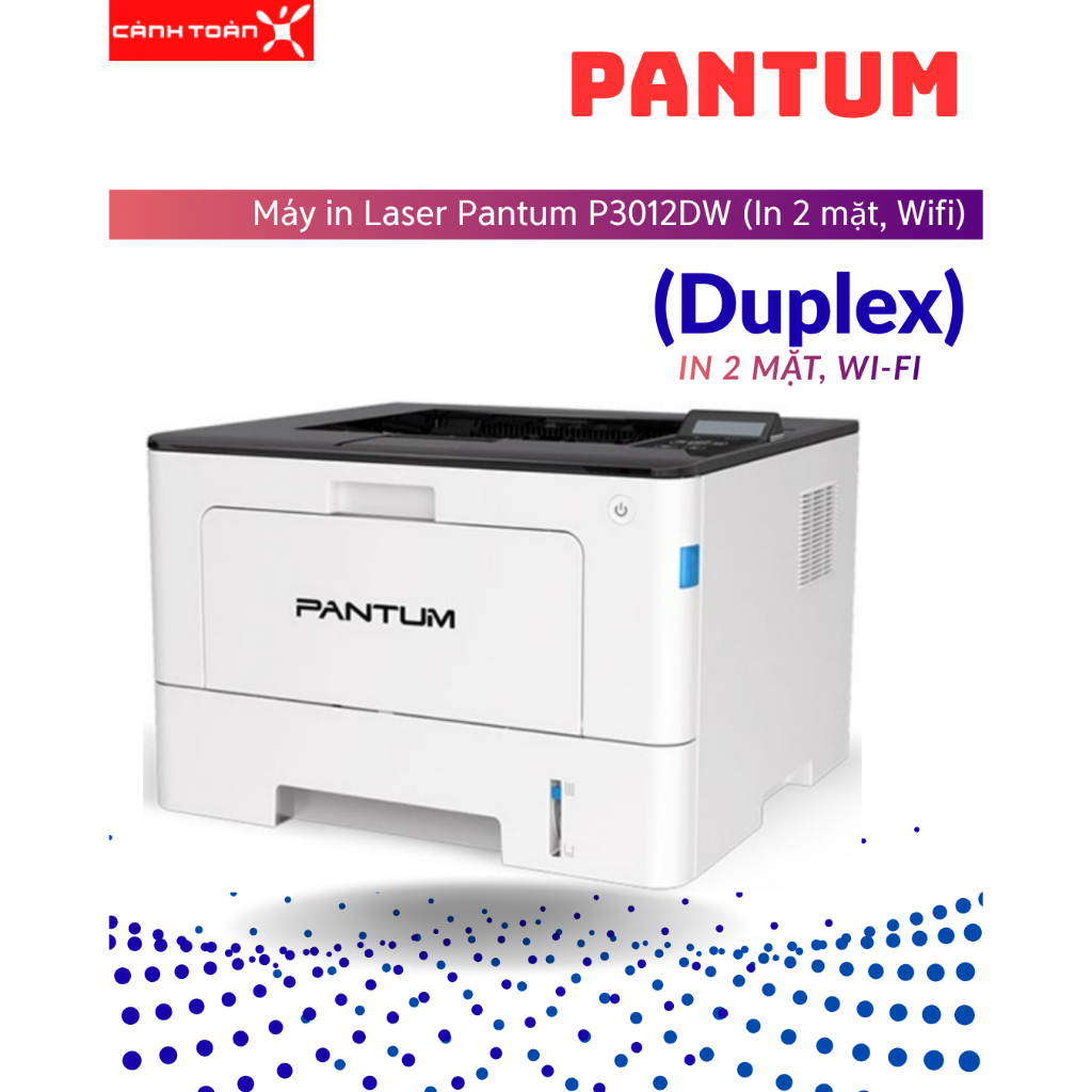 Máy in Laser Pantum P3012DW (In 2 mặt, Wifi)