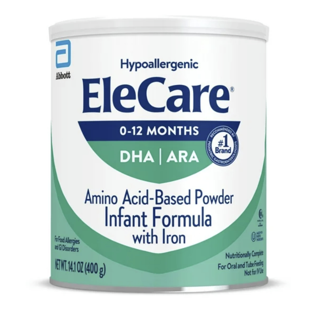 [Date 2026,2027] Sữa Mỹ Elecare Infant Formula cho bé dị ứng đạm bò 0-12 tháng 400gr