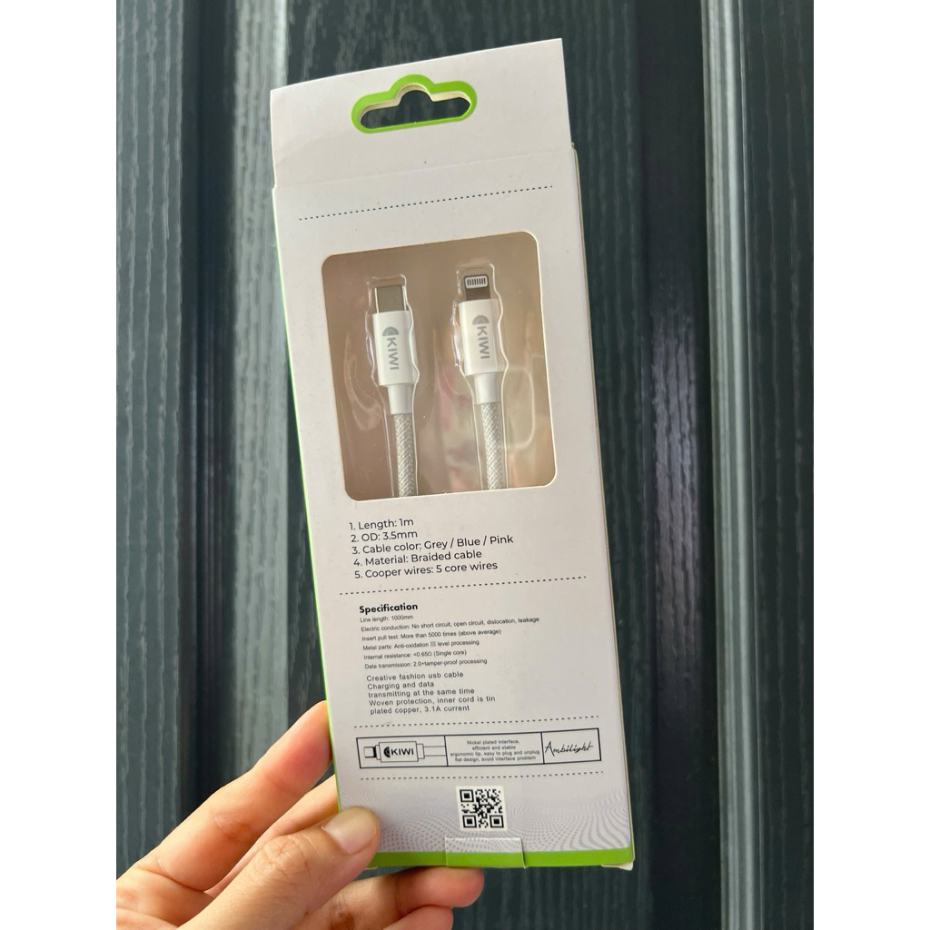 Cáp PK-C110 có 2 đầu Lighting-Type C