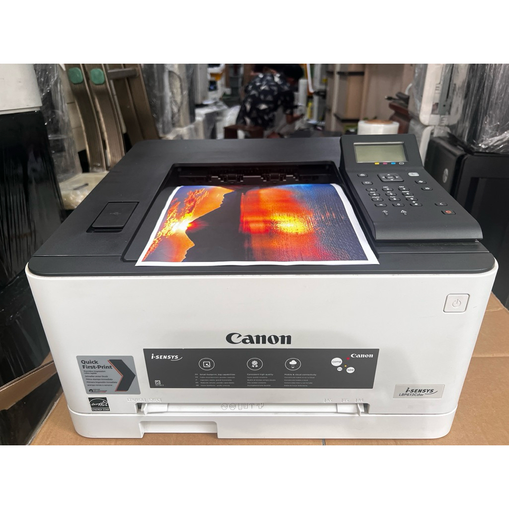 Máy in laser màu 2 mặt - Calon LBP 613CDW/ 613 in qua điện thoại - qua wifi - đã qua sử dụng