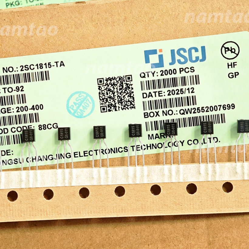 50 chiếc Transistor C1815 2SC1815 1815 chính hãng CJ chân đồng