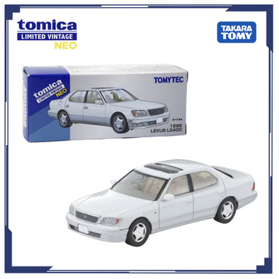 Mô hình xe TOMYTEC LV-N 1998 LEXUS LS400 (White Pearl) 337577 Fullbox Chính hãng TakaraTomy