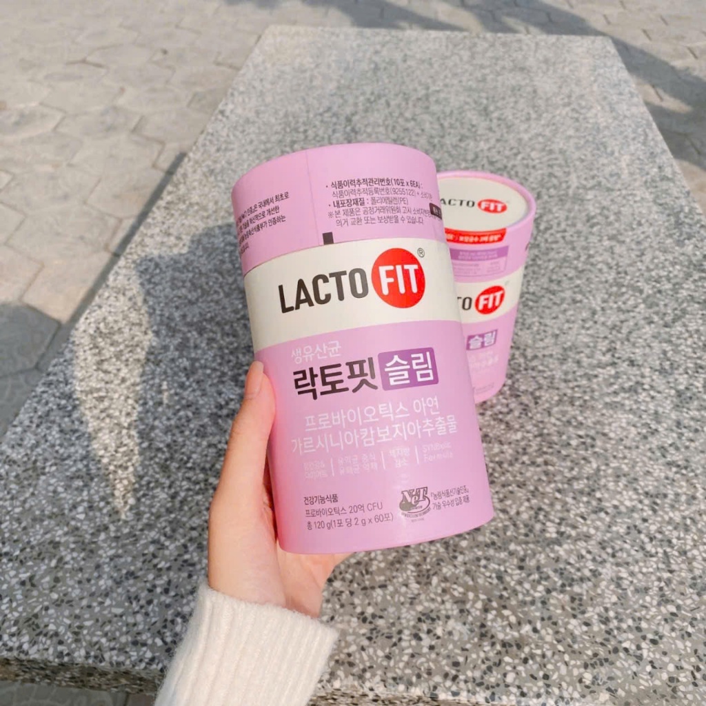Bột Lacto fit Hồng và Tím - Hộp 60 túi