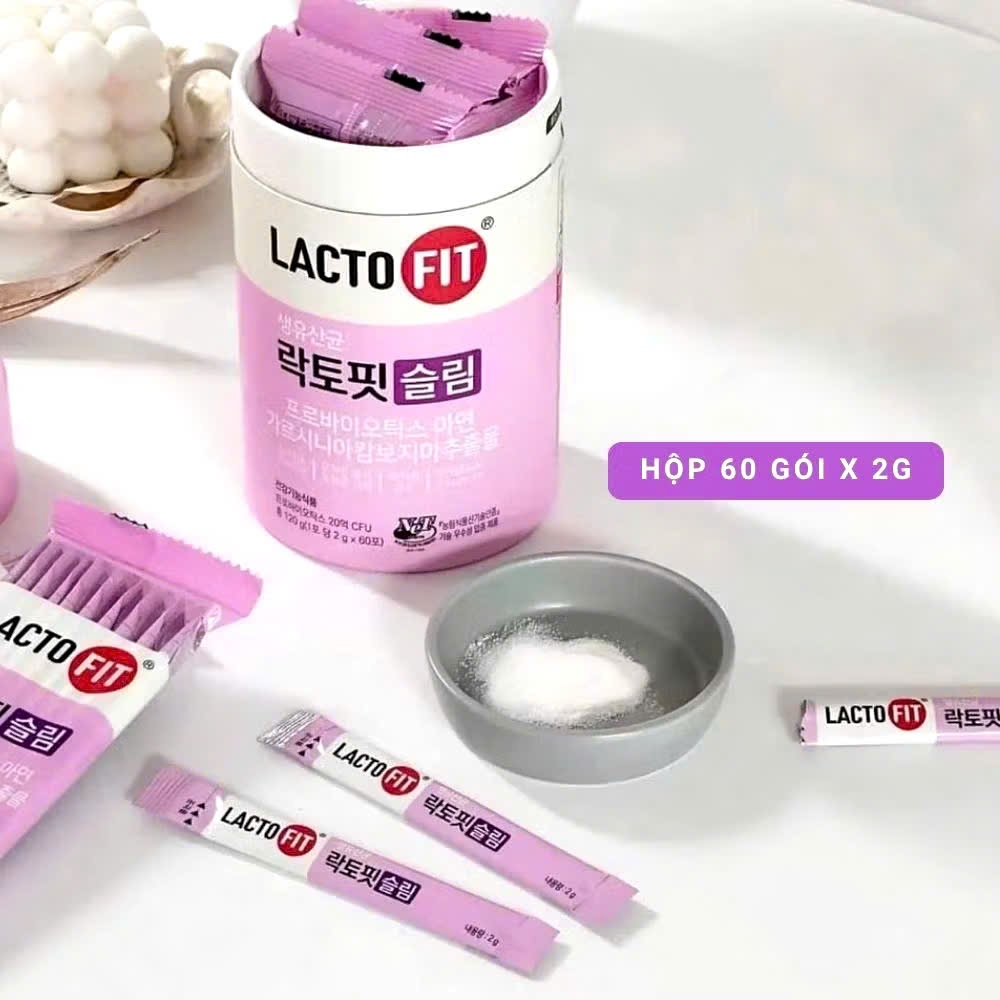 Men Lacto fit Hồng Nội Địa Hàn Quốc (Hôp 60 gói)