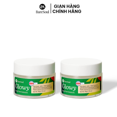 COMBO 2 PEEL body sáng da, mờ thâm Glowy 50gx2 (ver 3.0)