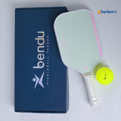 Vợt Pickleball LUNAS Bendu -Màu Xanh Ngọc sọc dành cho newbie phù hợp nam & nữ mới chơi màu sắc mới đẹp chính hãng