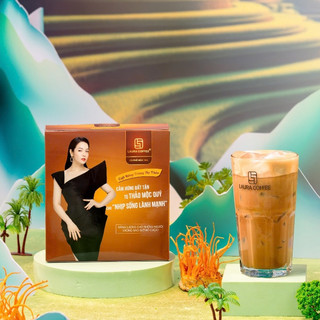 [KOL][GIẢM GIÁ KHÔNG QUÀ] Combo 10 Hộp Cà Phê Laura Coffee (10 hộp x 10 gói)