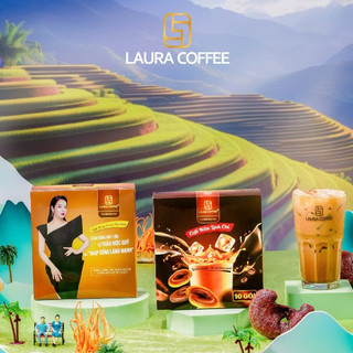 [KOL][GIẢM GIÁ KHÔNG QUÀ] Combo 10 Hộp Cà Phê Laura Coffee (10 hộp x 10 gói)