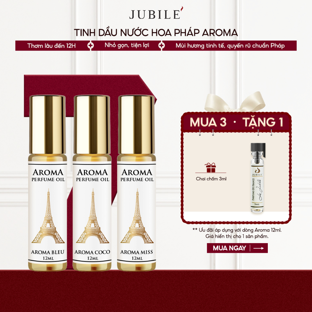 Aroma Good Girl - Tinh Dầu Nước Hoa Chính Hãng Dạng Lăn 12ml, Nước Hoa Nữ Ngọt Ngào, Quyến Rũ