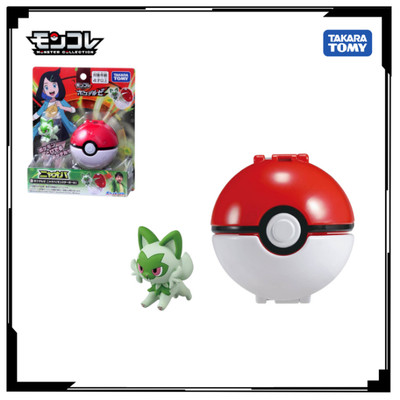Quả cầ triệu hồi Pokemon Pokederuze Sprigatito (Monster Ball) 913412 Fullbox Chính Hãng TakaraTomy - Victoys