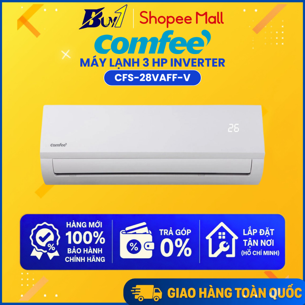 CFS-28VAFF-V - Máy lạnh Comfee Inverter 3 HP CFS-28VAFF-V - Hàng chính hãng