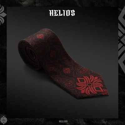 Cà vạt Helisilver BLACK TRI-CREST TIE Helios Original