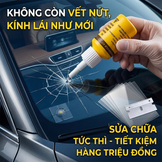 💥 Keo sửa kính chắn gió ô tô, dung dịch sửa chữa vết nứt kính xe ô tô – Mẫu giống cửa hàng sửa xe 💥