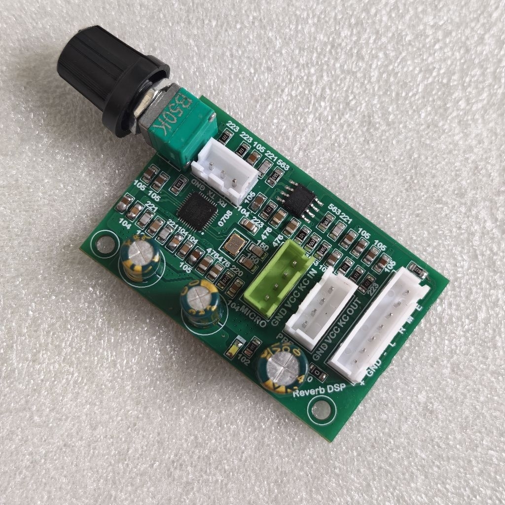 Mạch reverb mini chip KT0708 độ cho ampli và loa kéo