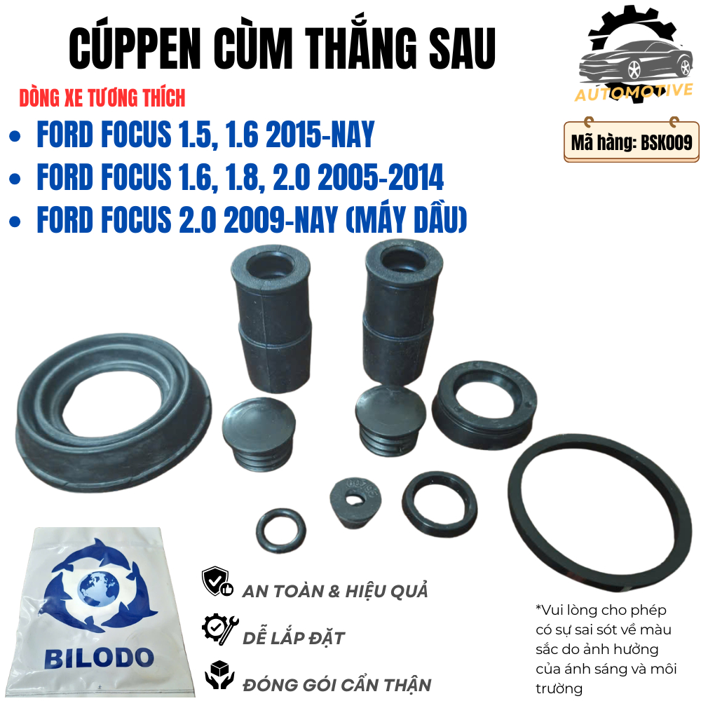 CÚPPEN CÙM THẮNG SAU,Ford Focus 1.5, 1.6 2015-nay, Ford Focus 1.6, 1.8, 2.0 2005-2014, Ford Focus 2.