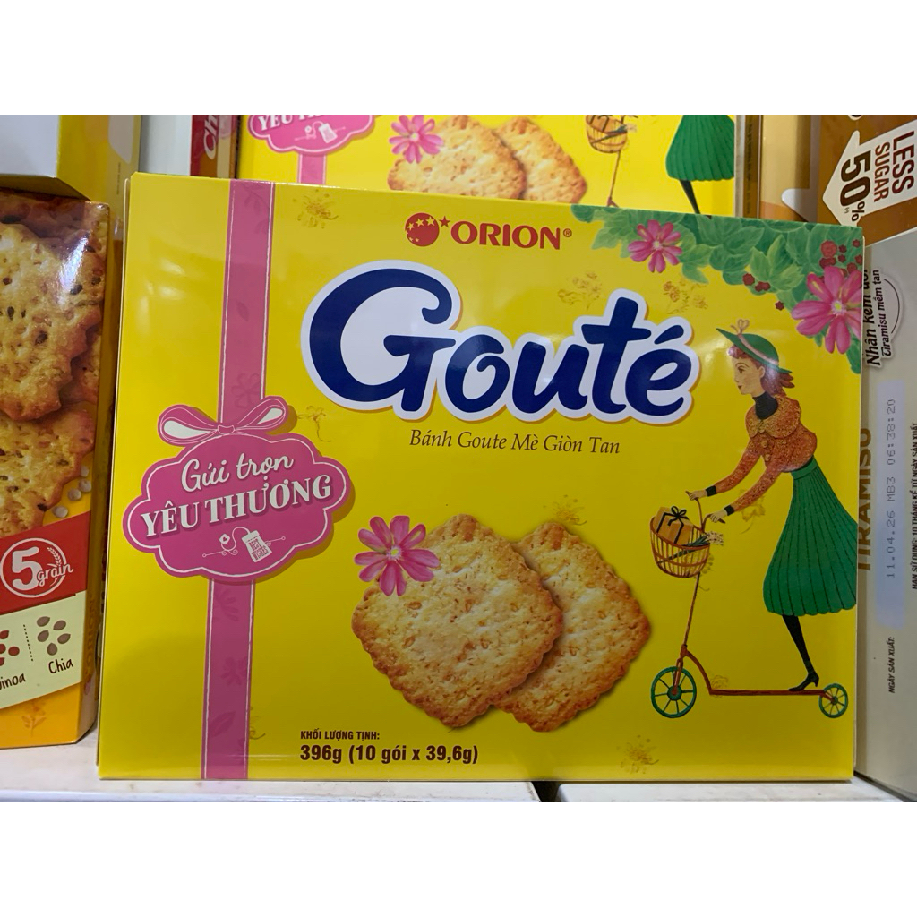 Bánh goute mè giòn tan