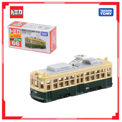 Xe mô hình Tomica No.66-05 Hiroshima Electtric 102557 Fullbox Chính Hãng Takara Tomy - Victoys
