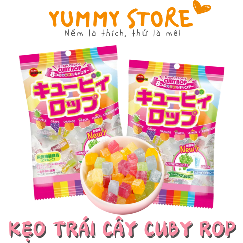 🍬 Kẹo Trái Cây Cuby Rop Bourbon