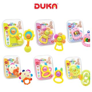 Đồ Chơi Duka: Bộ Lúc Lắc Cho Trẻ Sơ Sinh – 5 Mẫu Chuông Cầm Tay Ngộ Nghĩnh Đáng Yêu Cho Bé