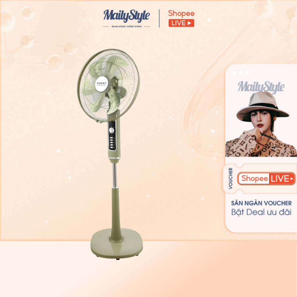 K22_ Quạt đứng YASUKY YK-366 công suất 70W