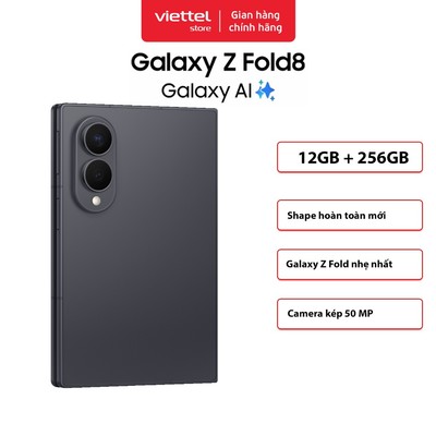 Điện thoại Samsung Galaxy Z Fold8 12GB + 256GB | Thiết Kế Nhỏ Gọn Nhất | Snapdragon 8 Elite Gen 5