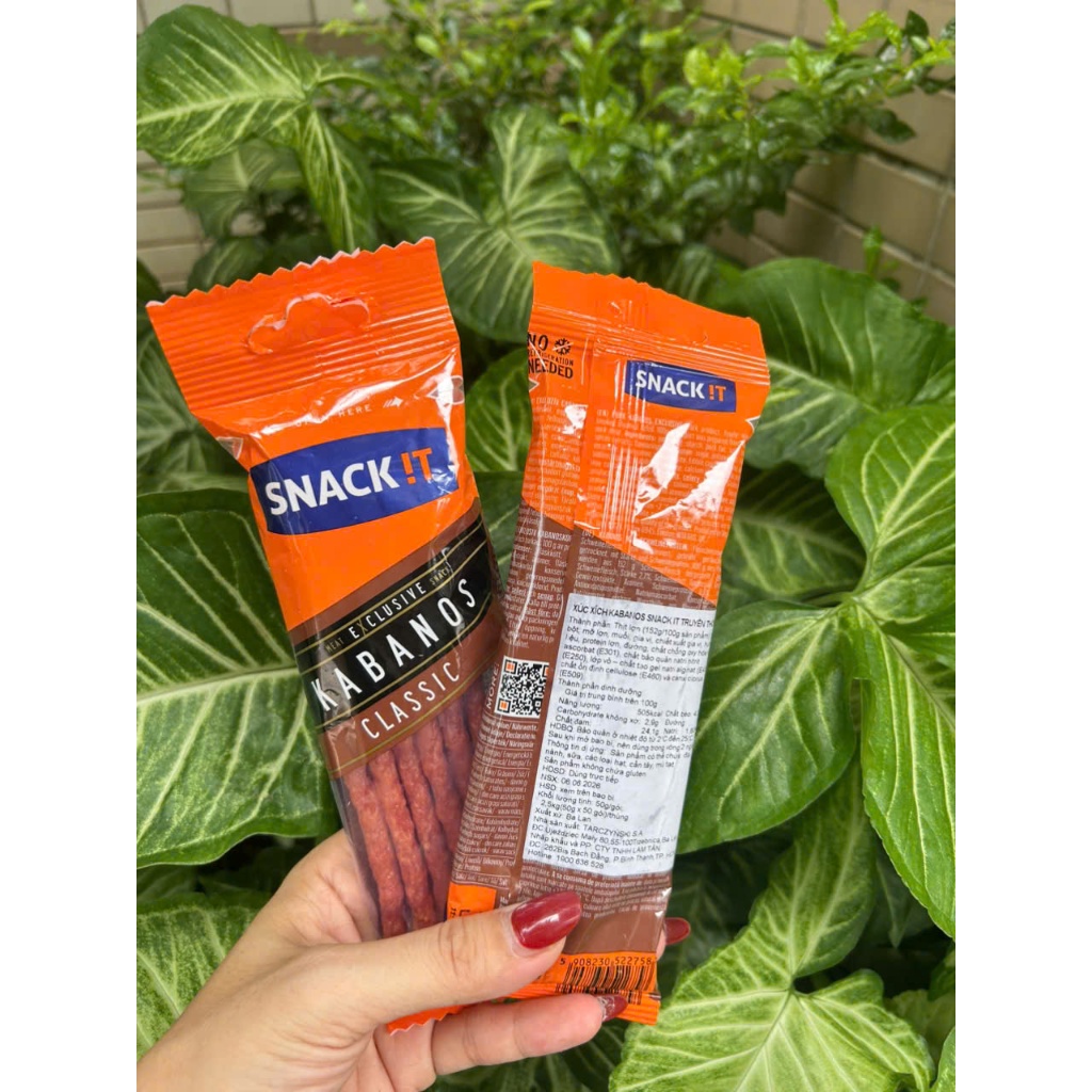 Salami Kabanos Classic 50g Snack Ăn Liền Xúc Xích Khô Snack It Đậm Vị Truyền Thống