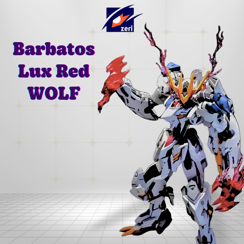 Mô Hình Lắp Ráp 1/100 Barbatos Lupus Rex - WOLF Tặng Kèm Base, Decan Nước, Effect