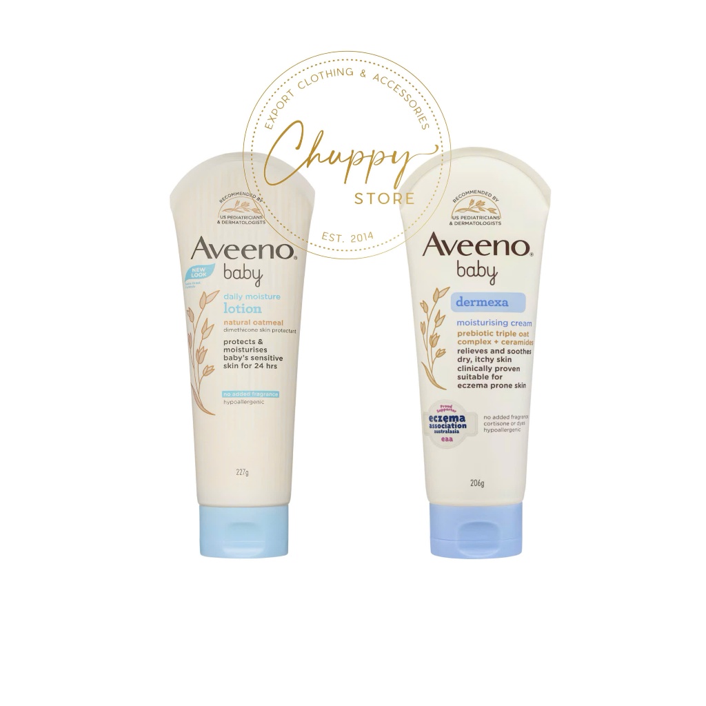 [HÀNG NHẬP ÚC BAY AIR FULL BILL]  Aveeno Baby Lotion/Cream-Sữa dưỡng thể/kem dưỡng da Aveeno cho bé