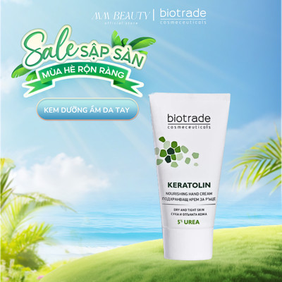 Kem Dưỡng Ẩm Trẻ Hóa Da Tay Biotrade Keratolin Hands 5% Urea – Cấp Ẩm, Làm Mềm & Phục Hồi Da (50ml)