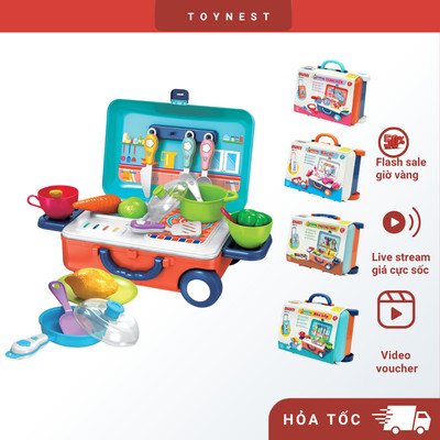 Đồ Chơi DUKA: Bộ Đồ Chơi Hộp Kéo - Bác Sĩ/ Nhà Bếp/ Trăng Điểm/ Thợ Thủ Công
