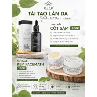 COMBO CỐT SÂM 50ML  + KEM FACE PUMR