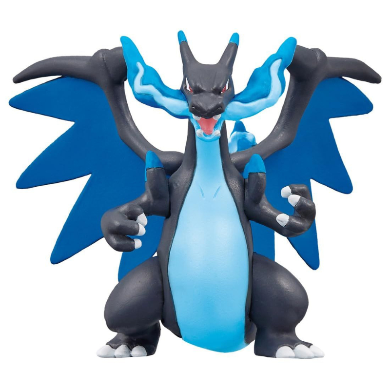 Mô hình Pokemon Moncolle Charizard Mega X / Mega Lizardon X [Form mới] 990109 Fullbox Chính Hãng Tak