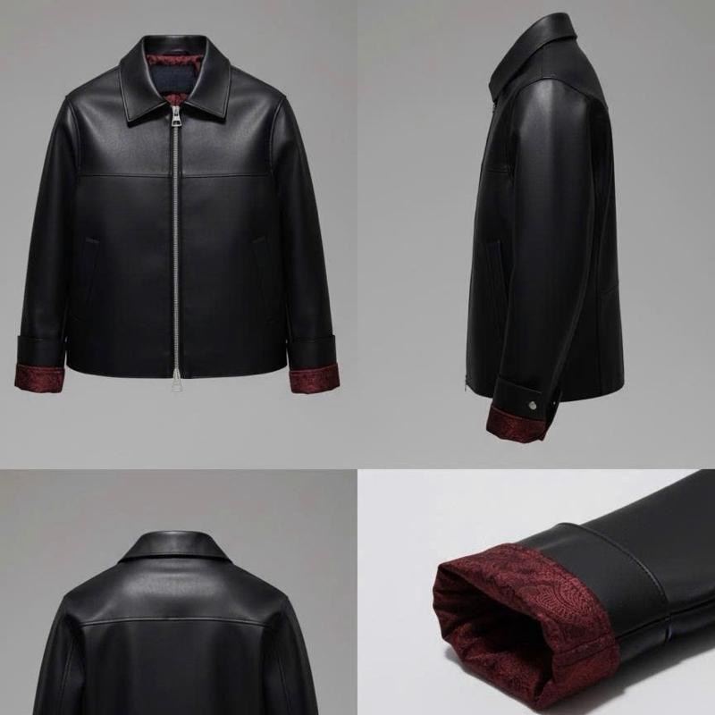 Athena Zero Leather Jacket - Áo khoác da Athena - Da microfiber siêu bền - lót bản đồ - khoá cực xịn