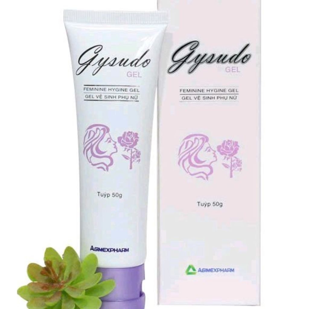 Gel vệ sinh phụ nữ Gysudo Gel làm sạch, khử mùi hôi,D.phẩm Agimexpharm Hộp 1 tuýp 50g