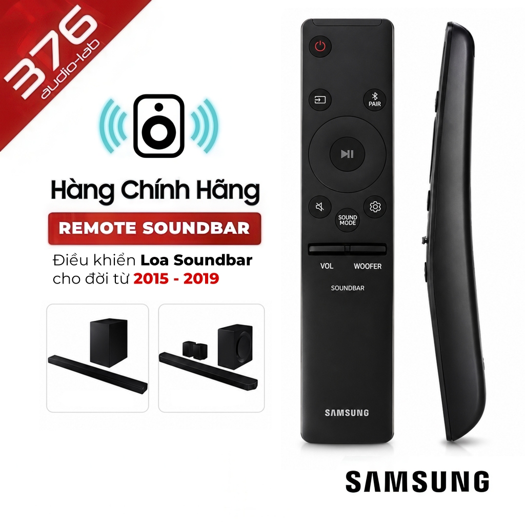 [CHÍNH HÃNG] Remote Điều Khiển SAMSUNG Loa Soundbar - Loại Cong