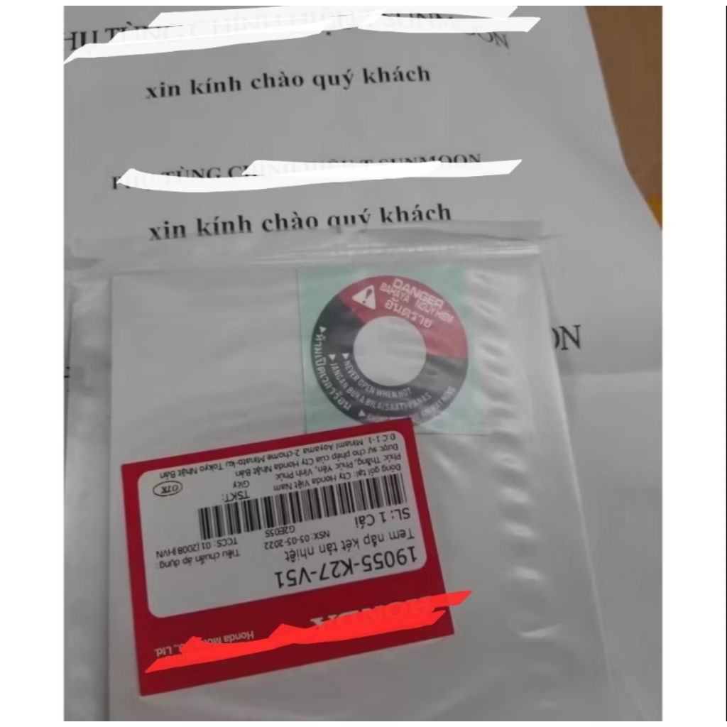 tem nước mát Tem nắp két tản nhiệt ab 125 ab 150 sh 125 150