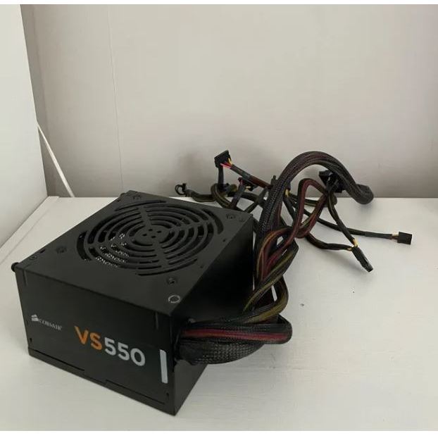 Nguồn Máy Tính Corsair VS550 550W Full Dây Tháo Máy PSU ATX Công Suất Thực Chạy Ổn Định Cho PC Gamin