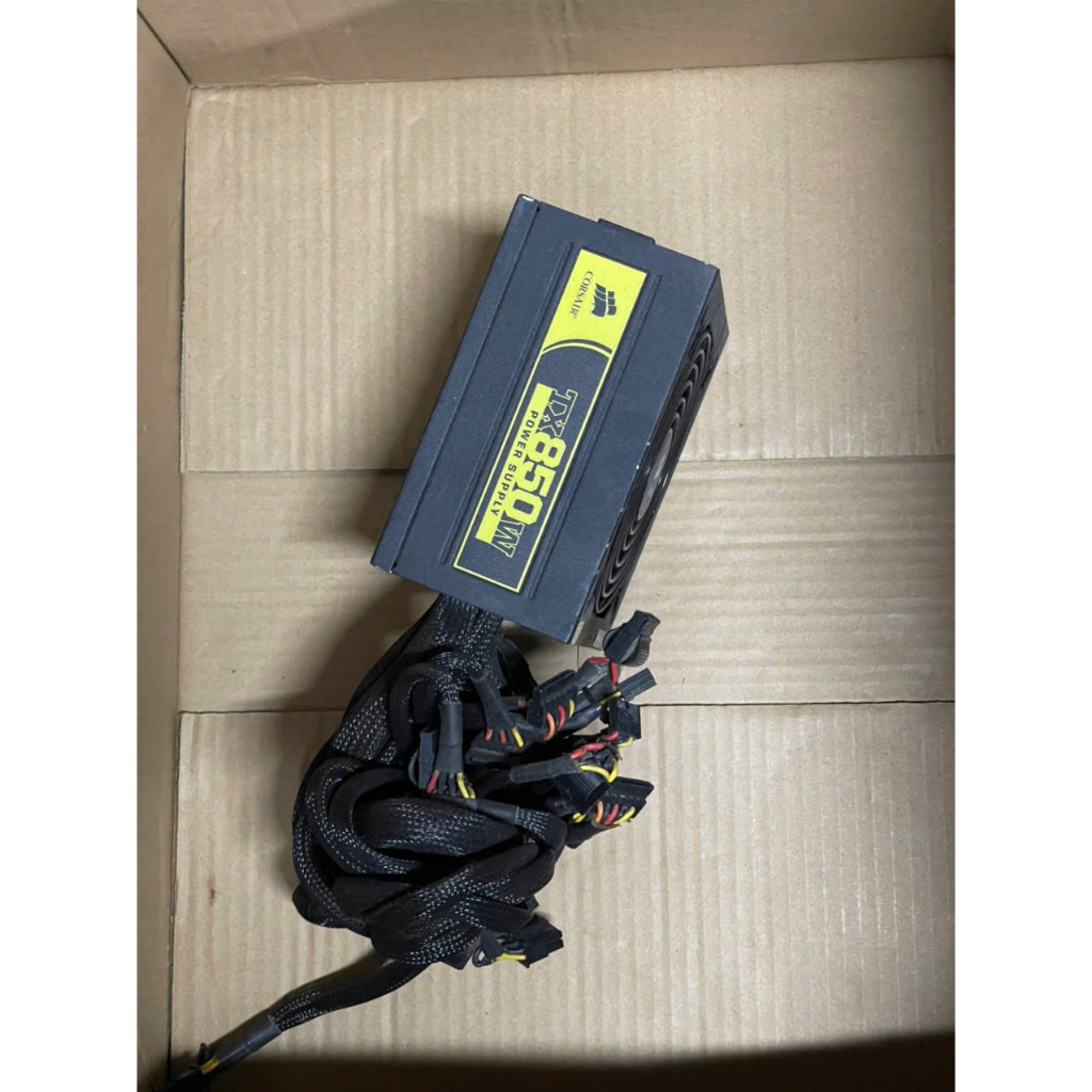 Nguồn Máy Tính Corsair TX850 850W Full Dây Bọc Lưới Tháo Máy PSU ATX Công Suất Thực Cho PC Gaming Wo