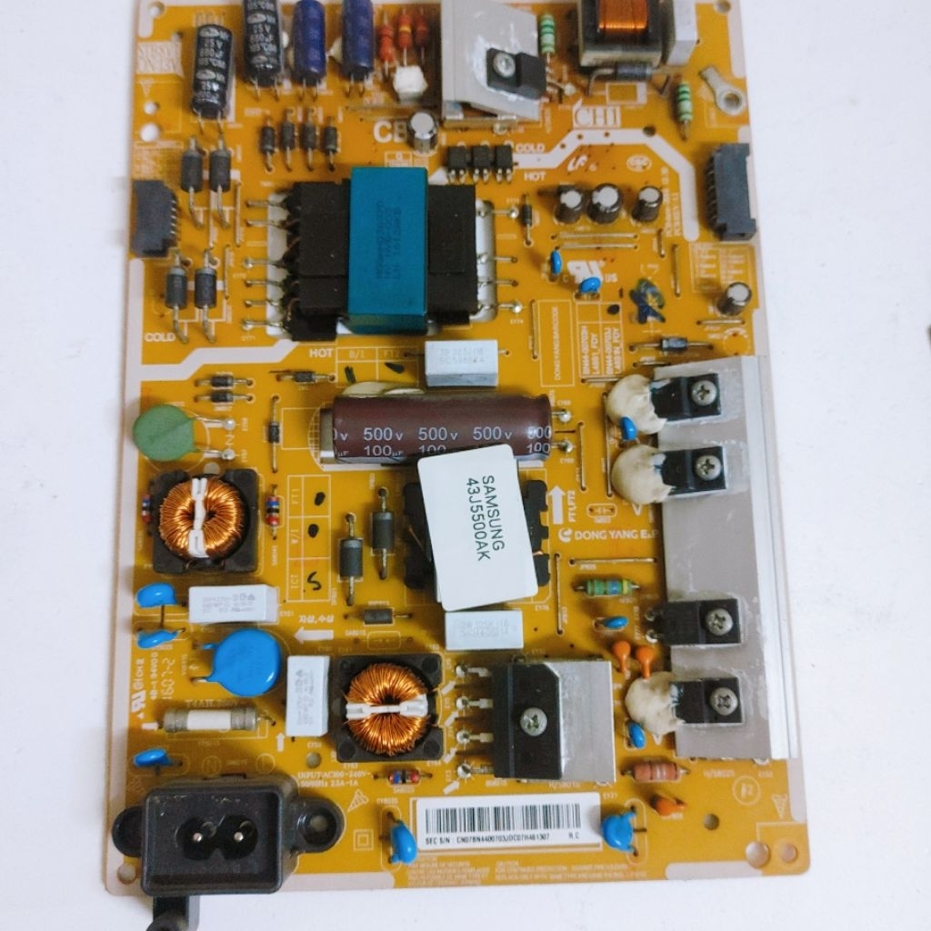Bo nguồn Tivi samsung 43j5500